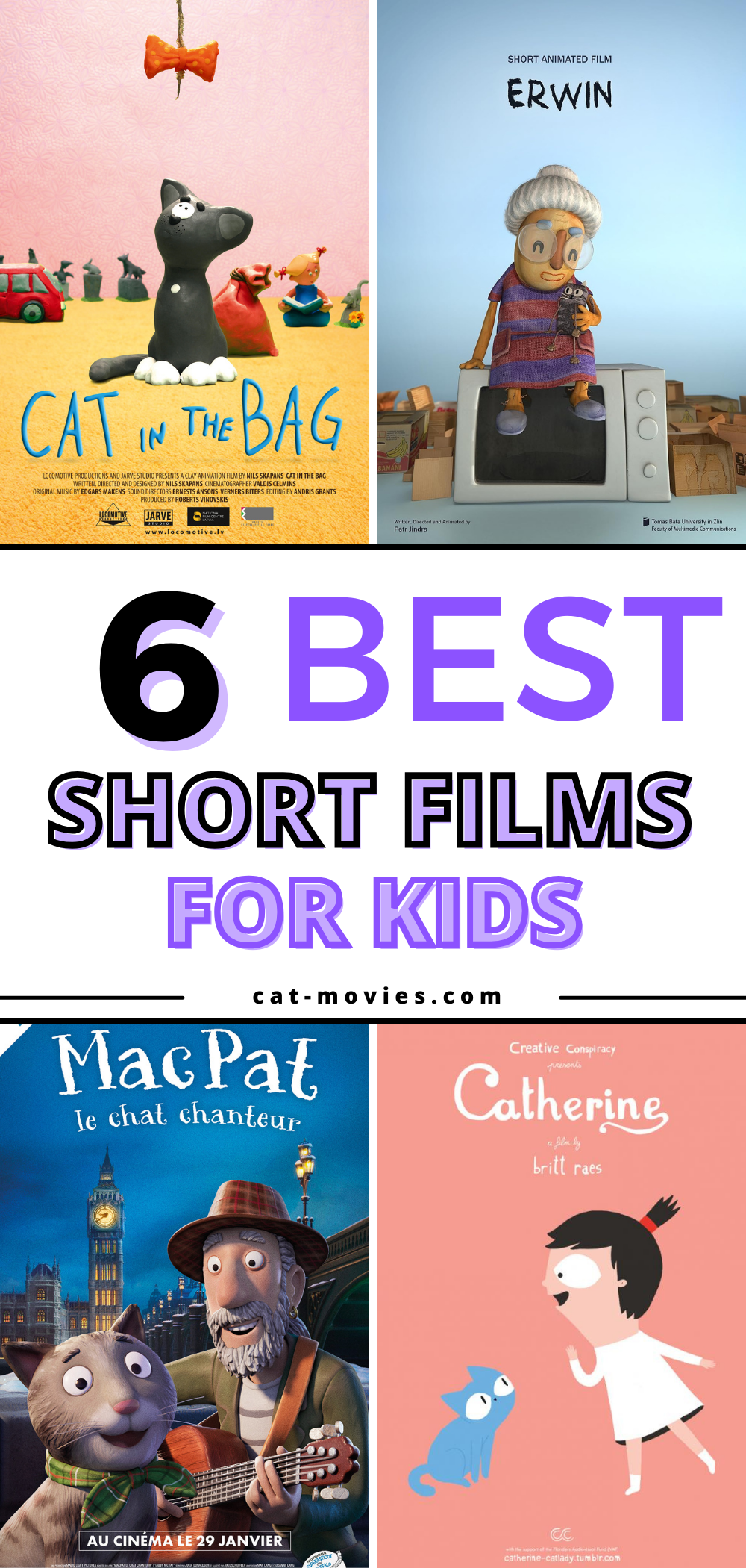 best short films for kids featuring cats