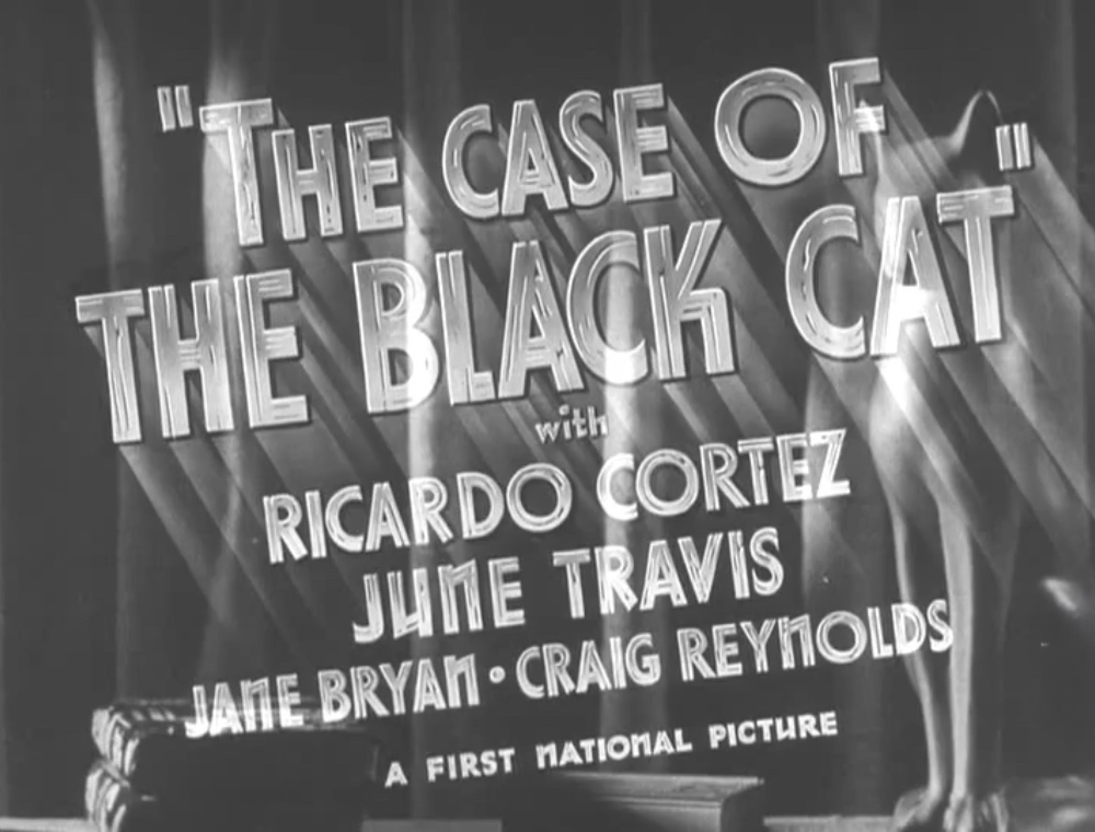 The Case of the Black Cat opening credits
