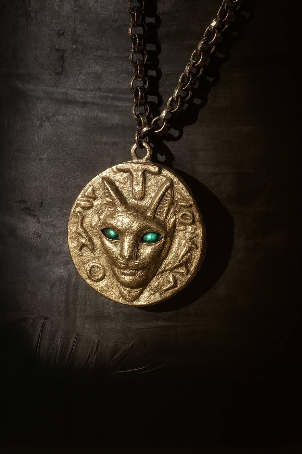 Cat Creature medallion